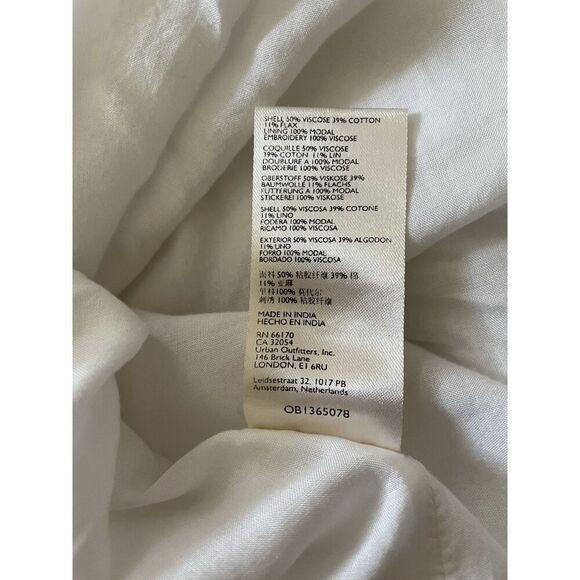 Anthropologie Embroidered Midi Dress Size M $248 - Picture 9 of 10